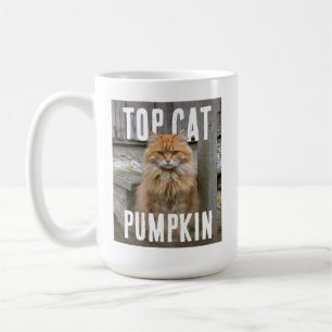 Caneca De Café Foto do Gato Principal no PhotoPop
