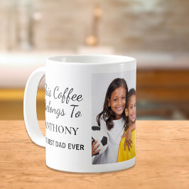 Caneca De Café Foto do Melhor Pai Nunca
