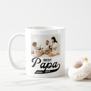 Caneca De Café Foto do Melhor Papa Nunca