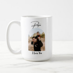 Caneca De Café Foto do Papai Eu Te Amo