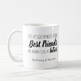 Caneca De Café Foto do Script de Melhor Amigo do BFF Personalizad