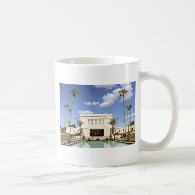 Caneca De Café foto do templo mórmon de mesa arizona (Direita)