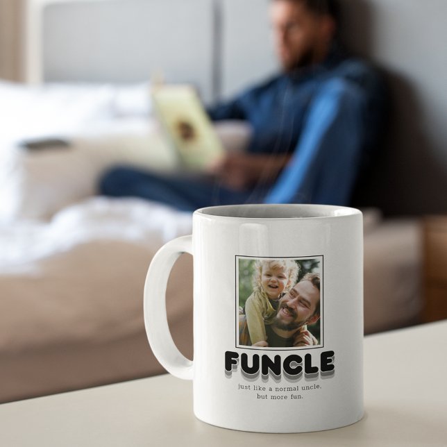 Caneca De Café Foto do Tio Funcle Moderno (Criador carregado)