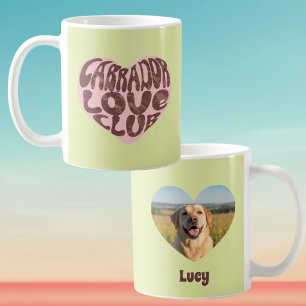 Caneca De Café Foto e Nome Personalizados Labrador Love Club Cora
