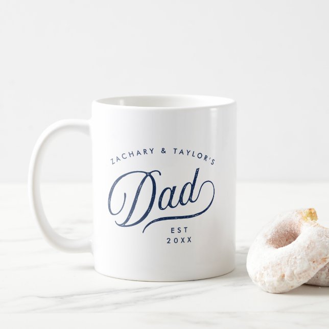 Caneca De Café Foto e texto personalizados do melhor Cheio nunca (Com Donut)