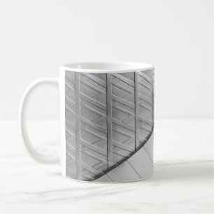 Caneca De Café Foto em tons de cinza do chão