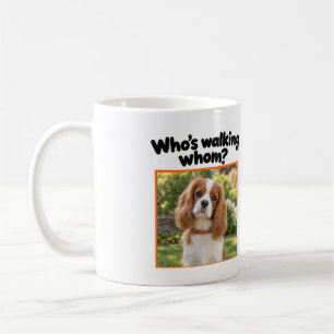 Caneca De Café Foto Engraçada do Cachorro e Nome do Supervisor de