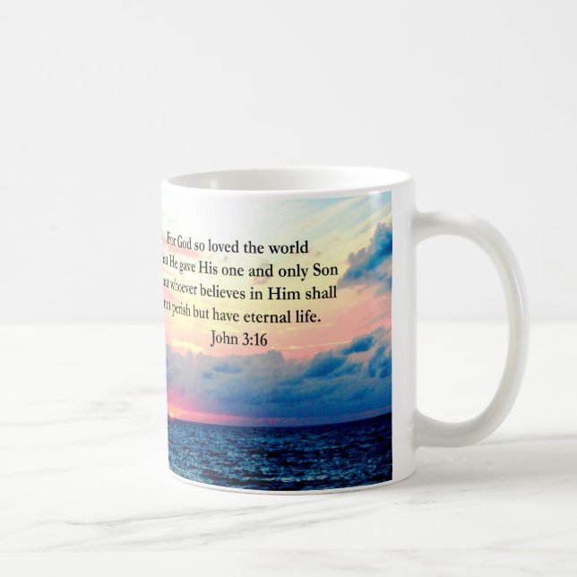 CANECA DE CAFÉ FOTO ESPIRITUAL JOHN 3:16 (Direita)