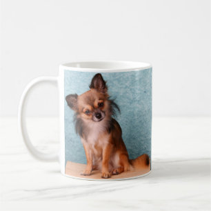 Caneca De Café Foto feita sob encomenda do cão da chihuahua
