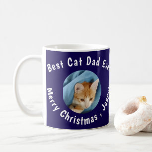 Caneca De Café Foto Melhor Pai de Gato de Todos os Tempos Persona