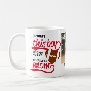 Caneca De Café Foto Orgulhosa de Mãe Baseball