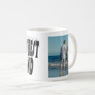 Caneca De Café Foto para marido com texto preto