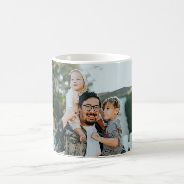 Caneca De Café Foto personalizada (Centro)