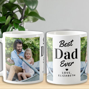Caneca De Café Foto Personalizada 2 do Melhor PAI Moderno Nunca