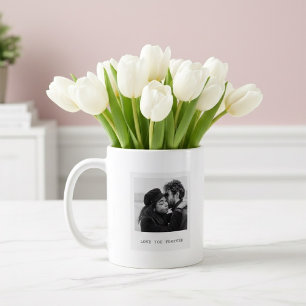 Caneca De Café Foto Personalizada – Amo Você Para Sempre Personal