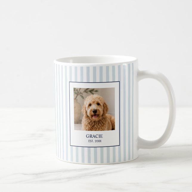 Caneca De Café Foto Personalizada com Nome de Estimação com Listr (Direita)