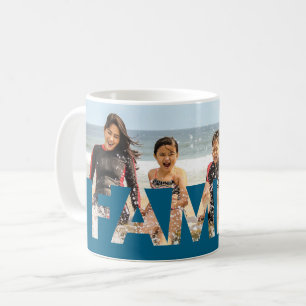 Caneca De Café Foto personalizada da família