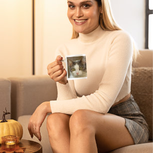 Caneca De Café Foto Personalizada da Família Pet Personalizada