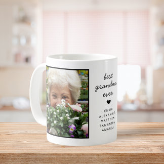 Caneca De Café Foto Personalizada da Melhor Avó de Todos os Tempo