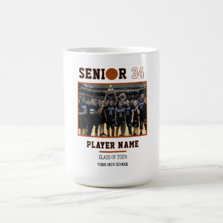 Caneca De Café Foto Personalizada da Noite de Gala do Basquete