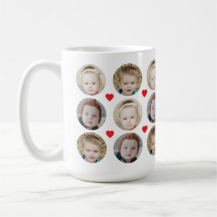 Caneca De Café Foto personalizada de 3 crianças