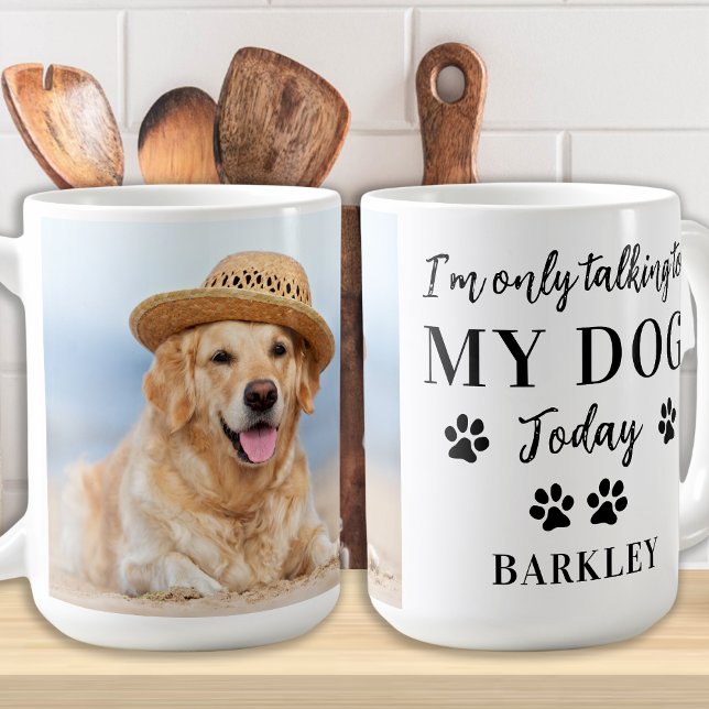 Caneca De Café Foto personalizada de animais de estimação que só  (Criador carregado)