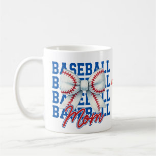 Caneca De Café Foto personalizada de baseball Mãe Mug