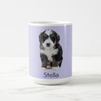 Foto personalizada de cão - Mistura Lilac com Nome