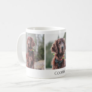Caneca De Café Foto Personalizada de Cão Pet Moderno