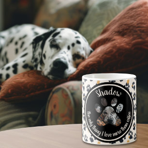 Caneca De Café Foto Personalizada De Gato De Cão Engraçado Com Ti