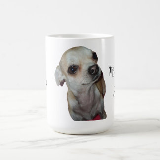 Caneca De Café Foto personalizada de Mãe de Cachorro, Nome do Pet