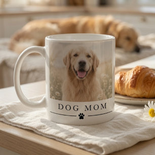Caneca De Café Foto Personalizada de Mãe de Cachorro Presente de 