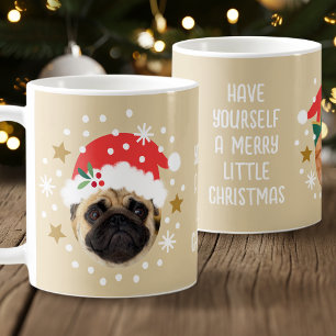 Caneca De Café Foto personalizada de Natal Papais noeis Elf Engra