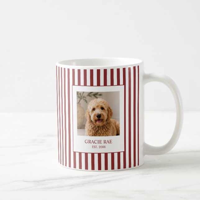 Caneca De Café Foto Personalizada de Pet (Direita)
