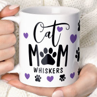 Foto personalizada de Pet da Mãe de Gato Roxo