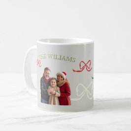 Caneca De Café Foto Personalizada de Uma Grande Família em Tons P
