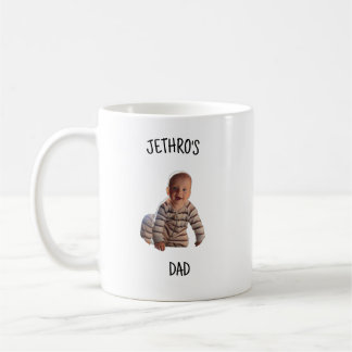 Caneca De Café Foto Personalizada do Bebê para o Papai – Presente