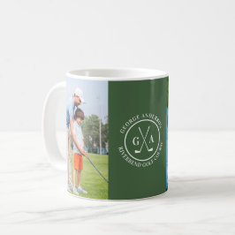 Caneca De Café Foto personalizada do logotipo do Golf Club