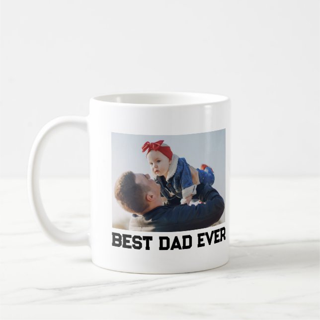 Caneca De Café Foto personalizada do melhor Cheio nunca (Esquerda)