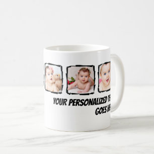Caneca De Café Foto personalizada do quadro de codificação