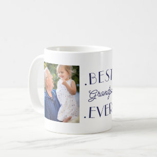 Caneca De Café Foto personalizada do vovô do melhor vovô