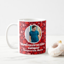 Caneca De Café Foto personalizada e elegante do feliz dia de os n