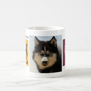 Caneca De Café Foto personalizada e nome do cão - Foto personaliz