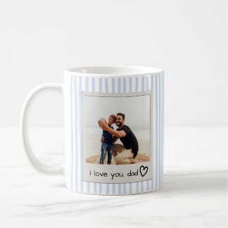 Caneca De Café Foto Personalizada "Eu Amo Você Pai"