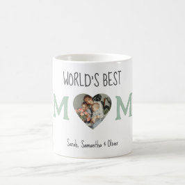 Caneca De Café Foto personalizada mug - melhor mãe do mundo