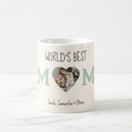 Caneca De Café Foto personalizada mug - melhor mãe do mundo