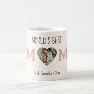 Caneca De Café Foto personalizada mug - melhor mãe do mundo
