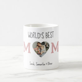 Caneca De Café Foto personalizada mug - melhor mãe do mundo