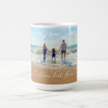 Caneca De Café Foto personalizada Mug Suas Fotos e Presente de Te<br><div class="desc">Fotografias e Mugs de Texto Personalizados - Único seu próprio Design - Família Personalizada/Amigos ou Presente de Mug Pessoal - Adicione seu Texto e Foto - Redimensione mova elementos com a ferramenta Personalização! Boa Sorte - Seja Feliz :)</div>