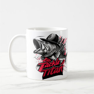 Caneca De Café Foto personalizada que pesca "Tackle Titan"